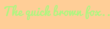 Image with Font Color ACF780 and Background Color FFCE97
